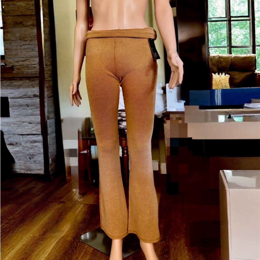 Wild Fable cream/Bronze Tags ON & SOFT flare pants